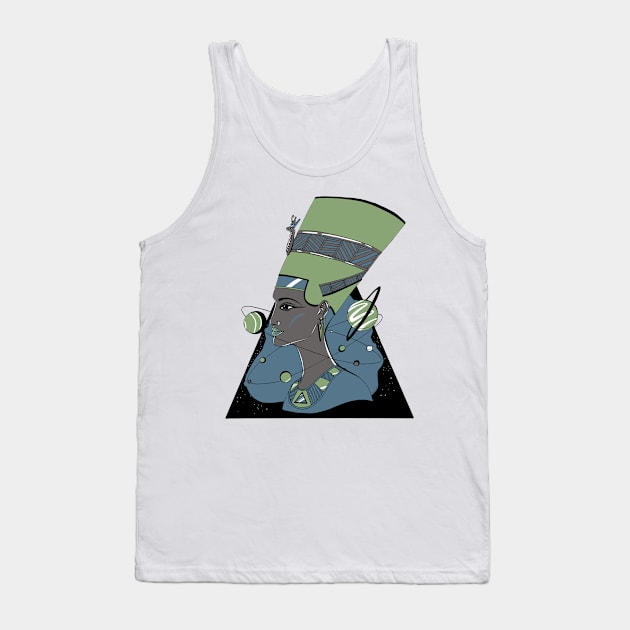 Mellow Cool Nefertiti and The Stars Tank Top by kenallouis